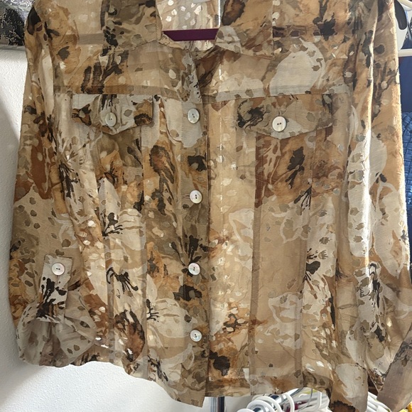 Ruby Rd. Multicolor Button-Up Jacket - Picture 2 of 6